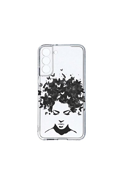 bestcase Διαφανής Θήκη Σιλικόνης 2MM, Συμβατή με Samsung Galaxy S22, Woman BW...