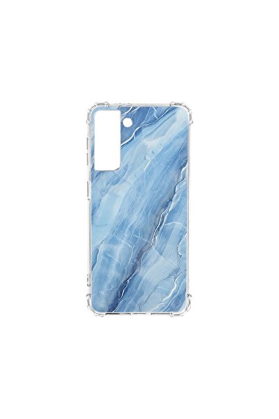 bestcase Husa Αντικραδασμική 1.5MM, Συμβατή με Samsung Galaxy S22, Μπλε Μάρμα...