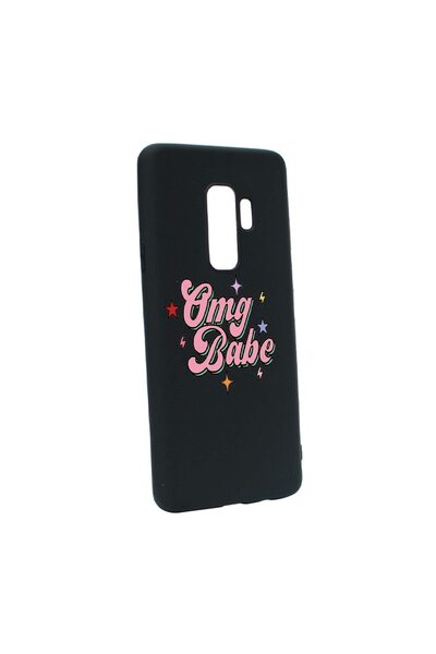 bestcase Husa de protectie cu mesaj OMG Babe, pentru Samsung Galaxy S9, rezis...