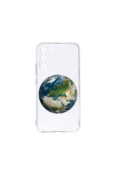bestcase Διαφανής Θήκη Σιλικόνης 2MM, Συμβατή με Samsung Galaxy S23 FE, Earth...