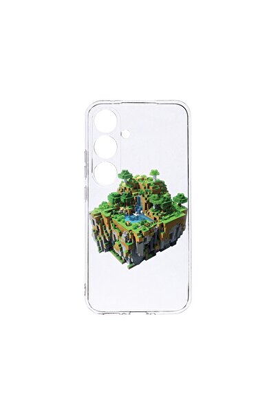 bestcase Θήκη για Samsung Galaxy M35, BestCase® Διαφανής Σιλικόνη 2MM, Minecr...