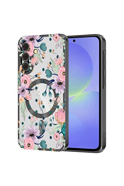 bestcase Πολυτελής Θήκη MagSafe, Συμβατή με Samsung Galaxy S25, Πολύχρωμα Λου...