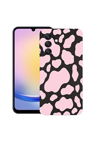 bestcase Husă pentru Samsung Galaxy A26, Pink Cow, Silicon subțire de 0.8MM, ...