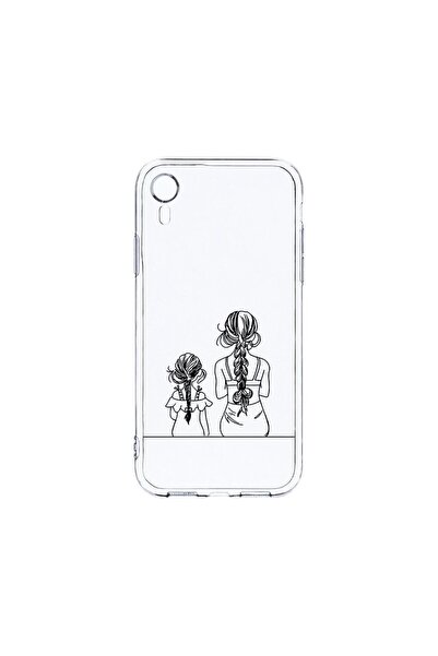 bestcase Διαφανής Θήκη Σιλικόνης 2MM, Συμβατή με Apple iPhone XR, Μαμά και Κό...