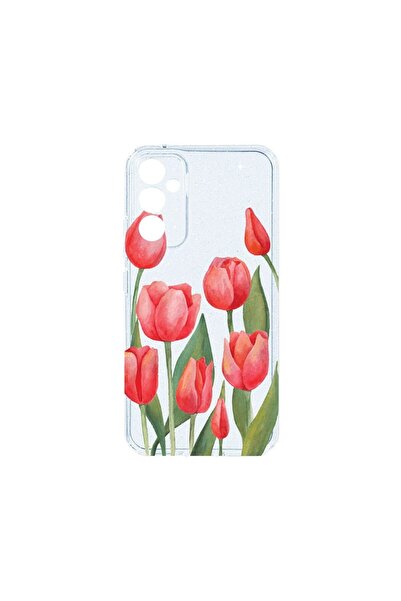 bestcase Θήκη Crystal Glitter 2MM, Συμβατή με Samsung Galaxy A15 5G, Κόκκινες...