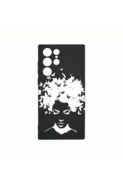 bestcase Θήκη σιλικόνης, Συμβατή με Samsung Galaxy S22 Ultra, Woman BW, Ανθεκ...