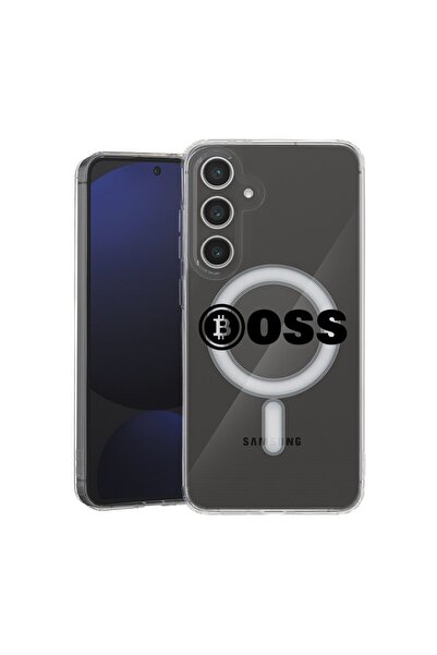 bestcase Θήκη για Samsung Galaxy S24, MagSafe Αντικραδασμική, Bitcoin Boss, Π...
