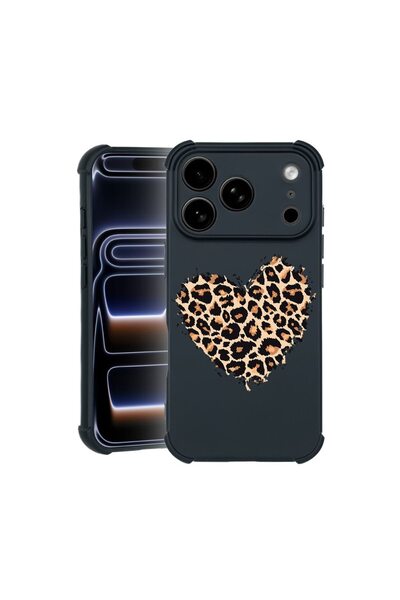 bestcase Θήκη TPU Pro Shock συμβατή με Apple iPhone 17 Pro, με σχέδιο καρδιάς...