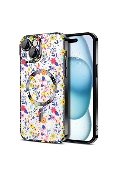 bestcase Πολυτελής Θήκη MagSafe, Συμβατή με Apple iPhone 15 Plus, Χαρούμενα Λ...