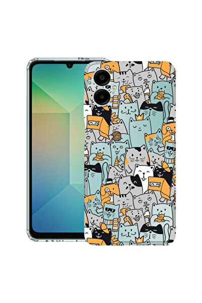 bestcase Θήκη για Samsung Galaxy A06 5G, Αντικραδασμική 1.5MM, Σχέδιο γάτας, ...