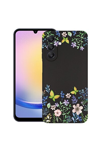bestcase Θήκη για Samsung Galaxy A36, Λουλούδια και πεταλούδες, Λεπτή σιλικόν...