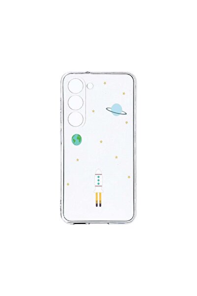 bestcase Διαφανής Θήκη Σιλικόνης 2MM, Συμβατή με Samsung Galaxy S23, Σχέδιο Σ...