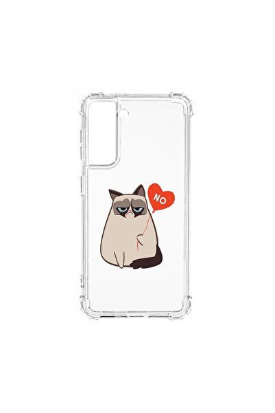 bestcase Husa Αντικραδασμική Θήκη Συμβατή με Samsung Galaxy S21, Meme - Grump...