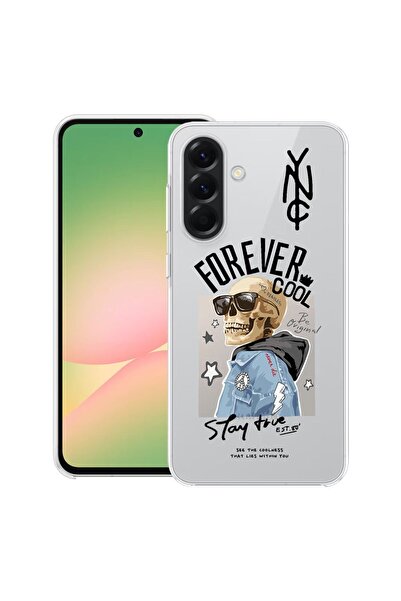 bestcase Husă pentru Samsung Galaxy M56 cu Design Forever Cool Skeleton, Sili...