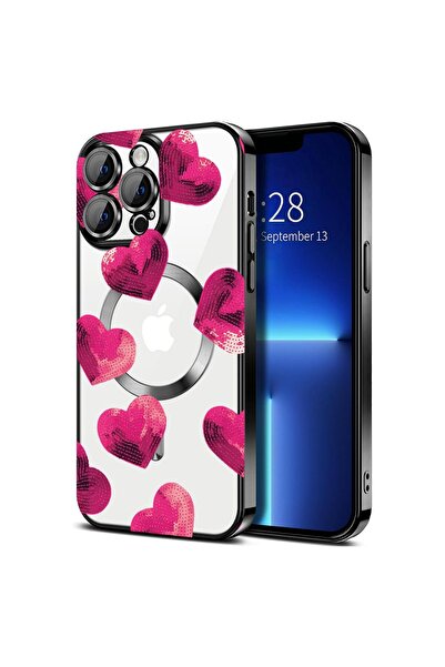 bestcase Πολυτελής Θήκη MagSafe, Συμβατή με Apple iPhone 16 Pro, Ρομαντικό Σχ...