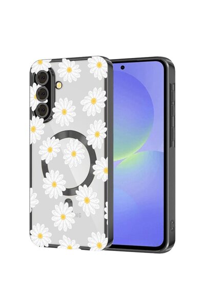 bestcase Πολυτελής Θήκη MagSafe, Συμβατή με Samsung Galaxy S25 Plus, Λευκά Μα...