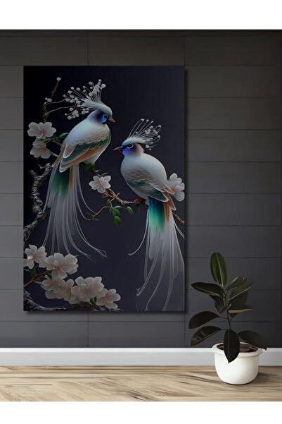 Teona Ahşap Η Κομψότητα των Μεγαλοπρεπών Πουλιών: Ξύλινο Διακοσμητικό Τραπέζι...