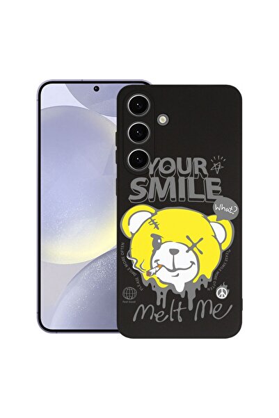 bestcase Θήκη για Samsung Galaxy S25, Premium Λεπτή Σιλικόνη 1.2MM, Αρκουδάκι...