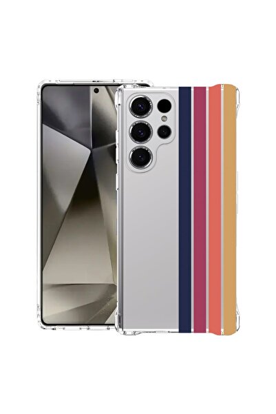 bestcase Θήκη για Samsung Galaxy S25 Ultra, Αντικραδασμική 1.5MM, Ρετρό Γραμμ...