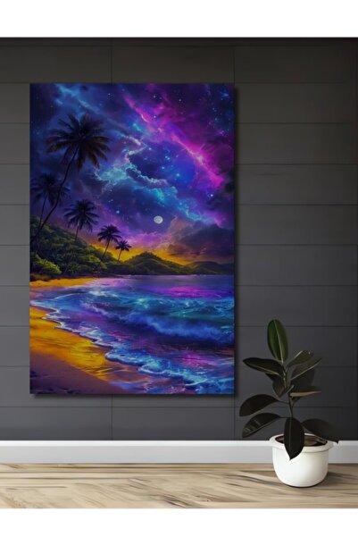 Teona Ahşap Πανέμορφη Ξύλινη Διακοσμητική Ζωγραφική με Εφέ Ελαιογραφίας με Θέ...