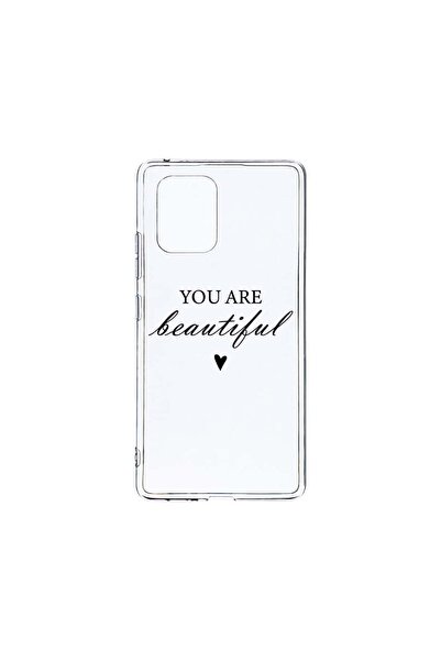 bestcase Διαφανής Θήκη Σιλικόνης 2MM, Συμβατή με Samsung Galaxy A71, Είσαι Όμ...