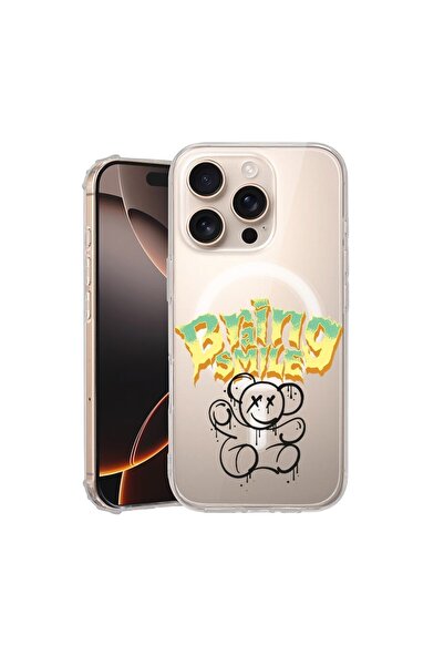 bestcase Θήκη για Apple iPhone 16 Pro, MagSafe Αντικραδασμική, Σχέδιο Χαμογελ...