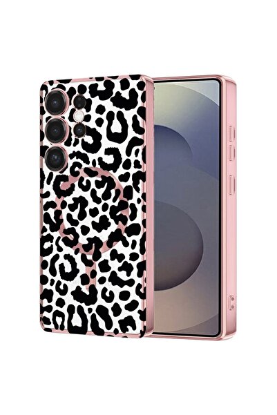 bestcase Πολυτελής Θήκη MagSafe, Συμβατή με Samsung Galaxy S24 Ultra, Λεοπάρ,...