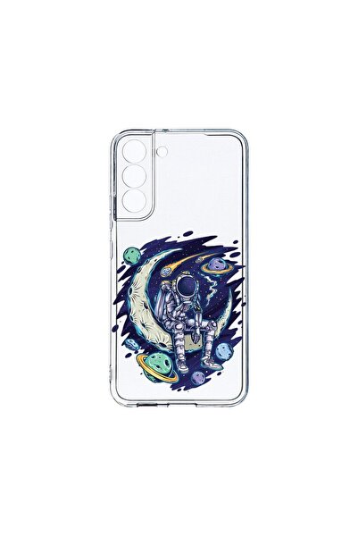 bestcase Διαφανής Θήκη Σιλικόνης 2MM, Συμβατή με Samsung Galaxy S22, Αστροναύ...