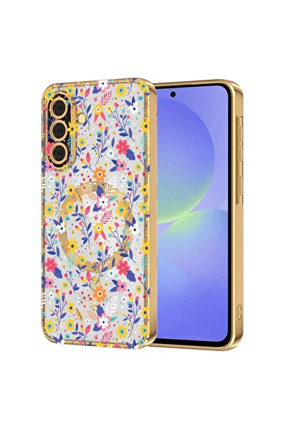 bestcase Husa BestCase¬Æ Luxury MagSafe, Compatibila Samsung Galaxy S24, Flor...