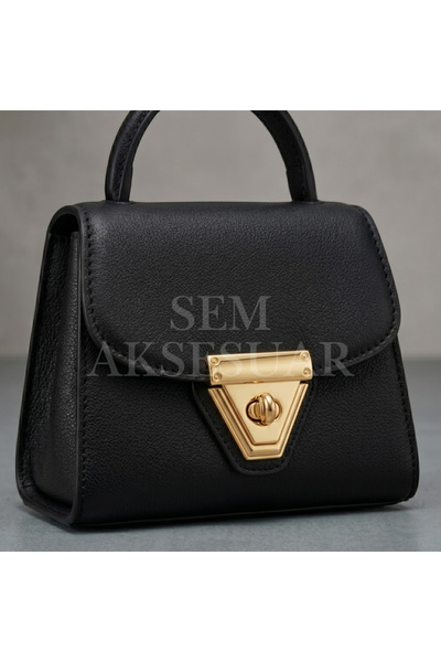 SEM AKSESUAR Triangle Bag Lock Gold Color 1 Piece