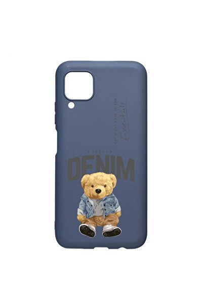 bestcase Θήκη Σιλικόνης, Συμβατή με Samsung Galaxy M53 5G, Στυλ Τζιν - Αρκουδ...