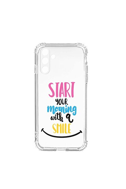 bestcase Αντικραδασμική Θήκη Σιλικόνης, Συμβατή με Samsung Galaxy A04s, Χαμογ...