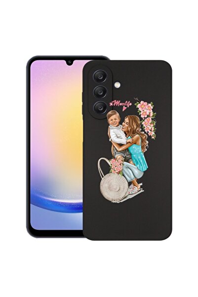 bestcase Θήκη για Samsung Galaxy A26, Μαμά-ζωγραφιστής με αγόρι, Λεπτή σιλικό...