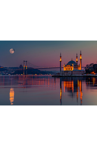 Aden DİJİTAL DEKORATİF İSTANBUL MANZARA KANVAS TABLO