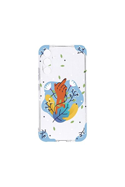 bestcase Θήκη Διαφανής Σιλικόνη 2MM, Συμβατή με Samsung Galaxy S24 FE, Flower...
