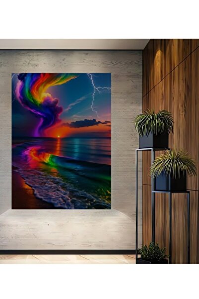 Teona Ahşap Ξύλινος πίνακας αφηρημένης τέχνης με εμφάνιση οργάνωσης ουράνιου ...