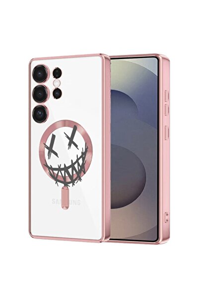 bestcase Πολυτελής Θήκη MagSafe, Συμβατή με Samsung Galaxy S24 Ultra, Χαμογελ...