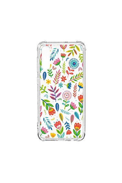 bestcase Husă Antișoc Compatibilă cu Samsung Galaxy A50, Happy Flowers, Silic...
