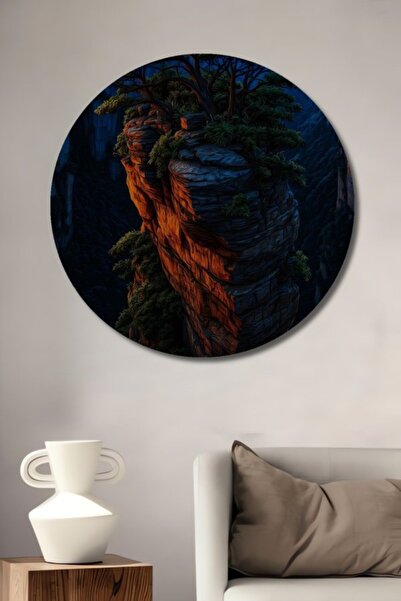 Teona Ahşap Διακοσμητικός πίνακας ζωγραφικής από ξύλο με ελαιογραφία του Δέντ...