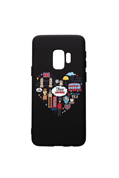bestcase Husa Silicon Premium compatibila cu Samsung Galaxy S9, I Love London...