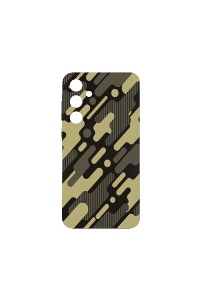bestcase Θήκη για Samsung Galaxy A16, Λεπτή Σιλικόνη, Πράσινο Καμουφλάζ, Προσ...
