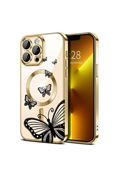 bestcase Πολυτελής Θήκη MagSafe, Συμβατή με Apple iPhone 13 Pro, Ιπτάμενα Πετ...