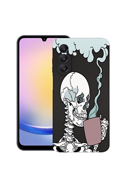 bestcase Θήκη για Samsung Galaxy A36, Σχέδιο Κρανίο, Λεπτή Σιλικόνη 0.8MM, Αν...