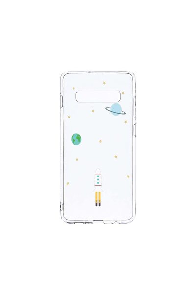 bestcase Διαφανής Θήκη Σιλικόνης 2MM, Συμβατή με Samsung Galaxy S10, Σχέδιο Σ...