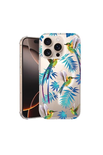bestcase Θήκη για Apple iPhone 16 Pro, MagSafe Αντικραδασμική, Wild Tropical,...