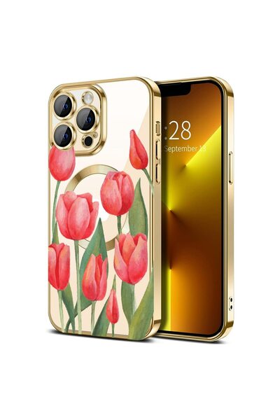 bestcase Πολυτελής Θήκη MagSafe, Συμβατή με Apple iPhone 12 Pro, Κόκκινες Του...