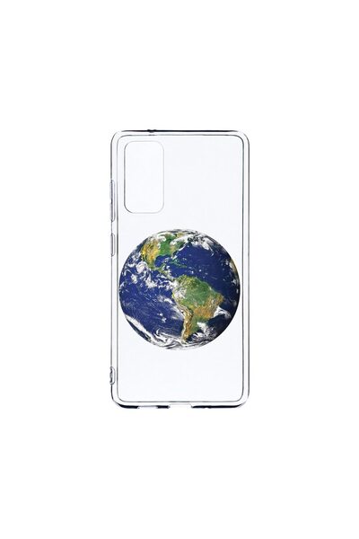 bestcase Διαφανής Θήκη Σιλικόνης 2MM, Συμβατή με Samsung Galaxy S20, Earth, Α...