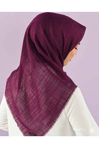 ÖZENSE Flamlı Pamuklu Terletmeyen 4 Mevsim Kullanılabilir 100x100 cm Mor Renk...