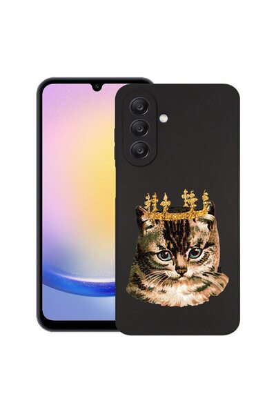 bestcase Θήκη για Samsung Galaxy A36, King Cat, Λεπτή σιλικόνη 0.8MM, Αντικρα...