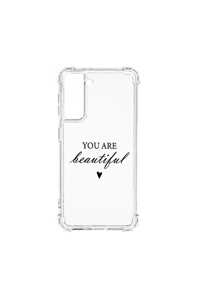 bestcase Αντικραδασμική θήκη σιλικόνης συμβατή με Samsung Galaxy S22, Είσαι Ό...